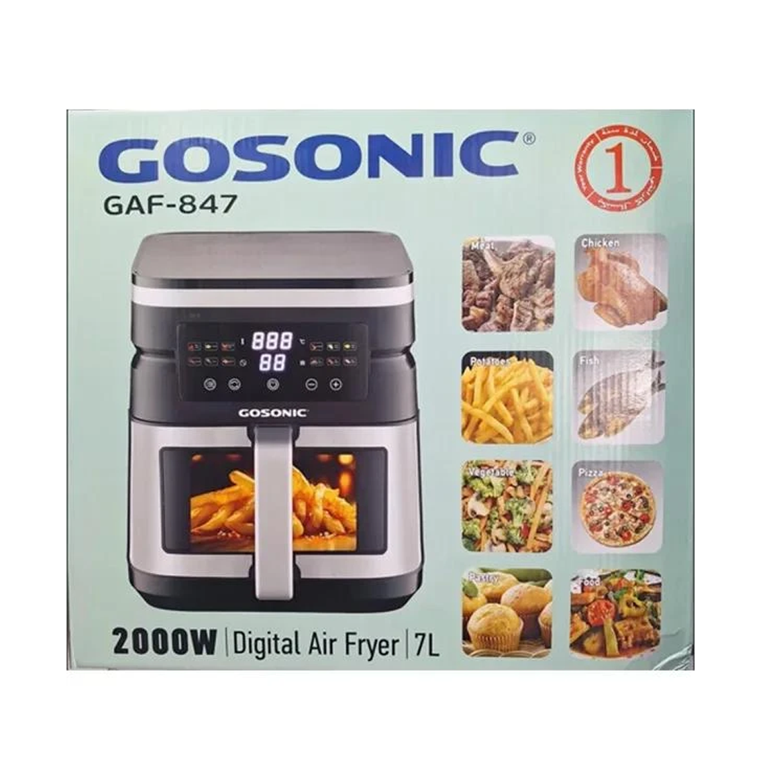 عکس شماره:1 , سرخ کن گوسونیک مدل GAF-847